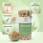 Premium Salted Pistachios | With Shell | High Protein & Fiber | Rich in Vitamin B6 | Vacuum Jar | 400g - Image 5