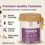 Premium Cashews | W320 Kaju | Unsalted & Crunchy | High Protein & Fiber | Jar Pack - Image 2