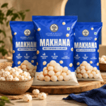 Mithila Roots Premium Handpicked Jumbo Foxnuts Makhana Combo Pack 100g x 3   Naturally Gluten-Free, Low Calorie Healthy Snack for Everyday Guilt-Free Munching (Total 300 gram)